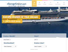 Tablet Screenshot of eeuropecruises.net