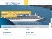 Tablet Screenshot of eeuropecruises.com